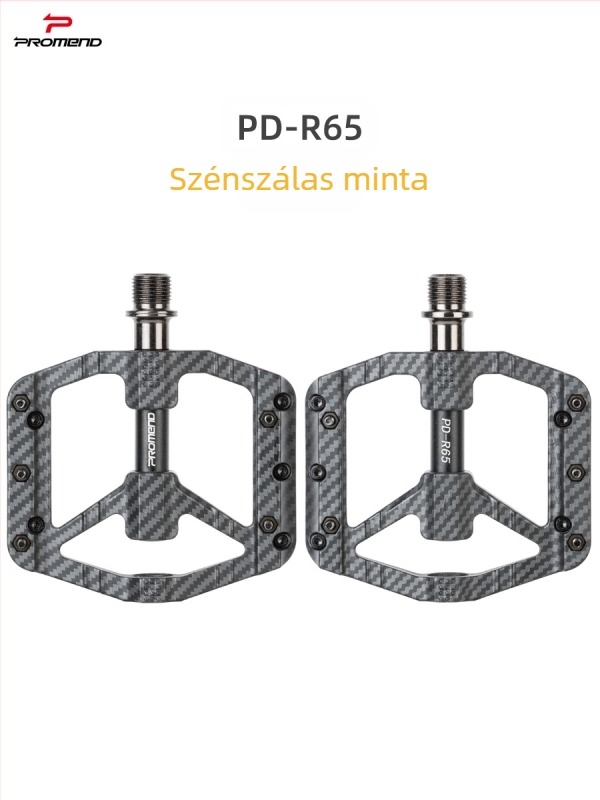 Promend PD-R65 kerékpárpedál, nylon testtel és króm-molibden acélból készült tengellyel, mountain és road kerékpárokhoz
