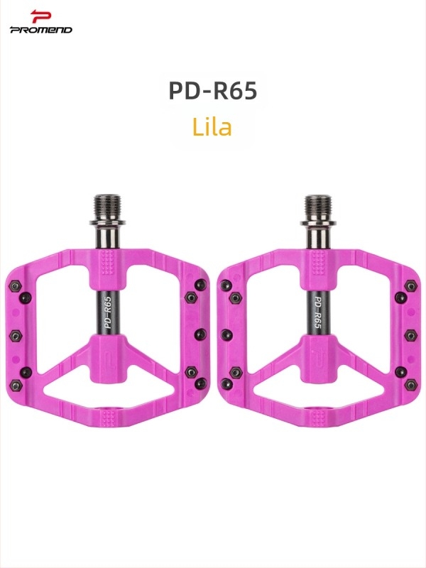 Promend PD-R65 kerékpárpedál, nylon testtel és króm-molibden acélból készült tengellyel, mountain és road kerékpárokhoz