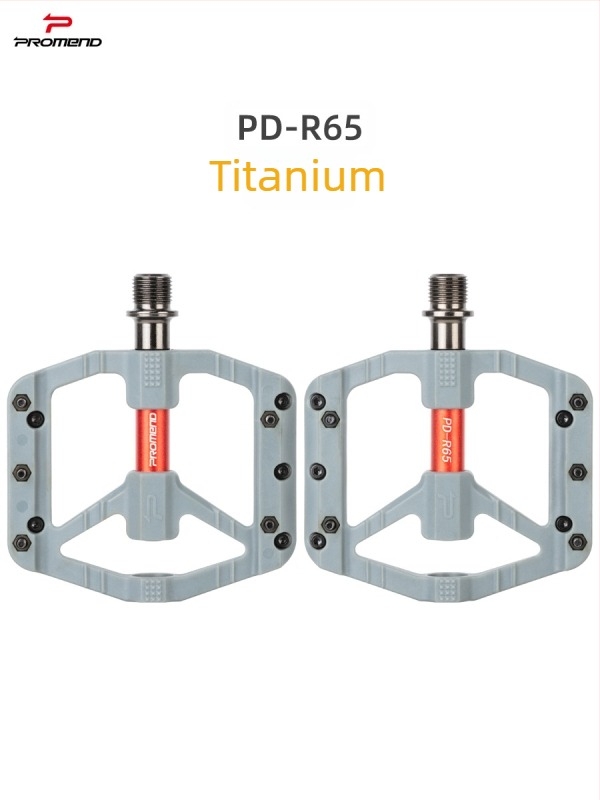 Promend PD-R65 kerékpárpedál, nylon testtel és króm-molibden acélból készült tengellyel, mountain és road kerékpárokhoz