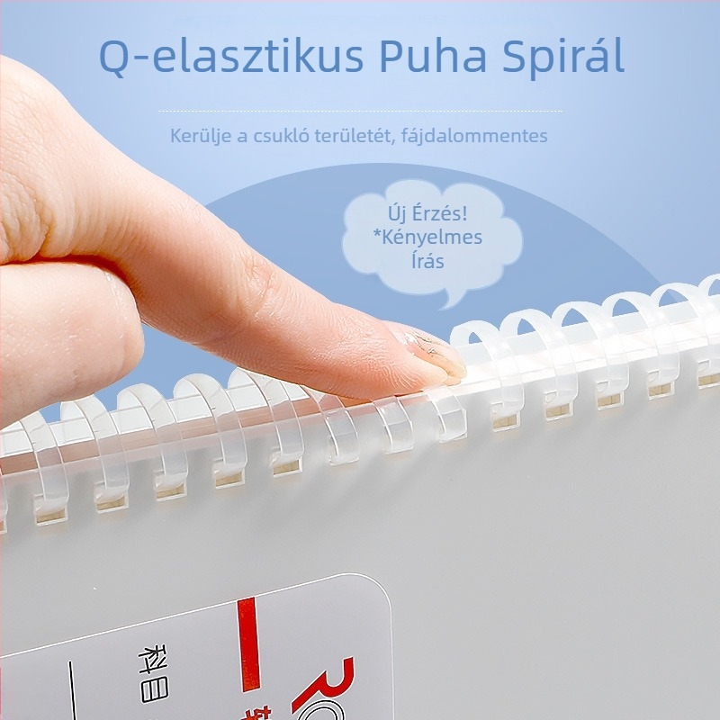Wright spirálfüzet PP borítóval, kreatív stílus, papírfa-pulpából készült papír, papírtömeg: egyéb súlyok