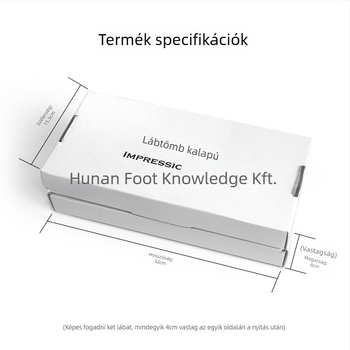 Lábnyom-nyomtató doboz a lábforma gyűjtésére és formázására, 3D korrigáló talpbetétekkel, szivacs anyag, modell Zf155, téglalap alakú
