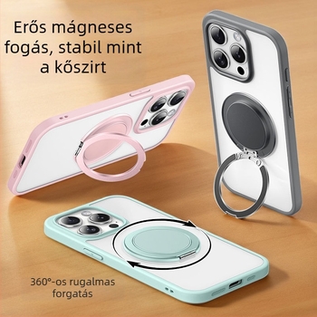 Asztali tartó alumínium ötvözetből, forgatható, mágneses vonzás és állítható