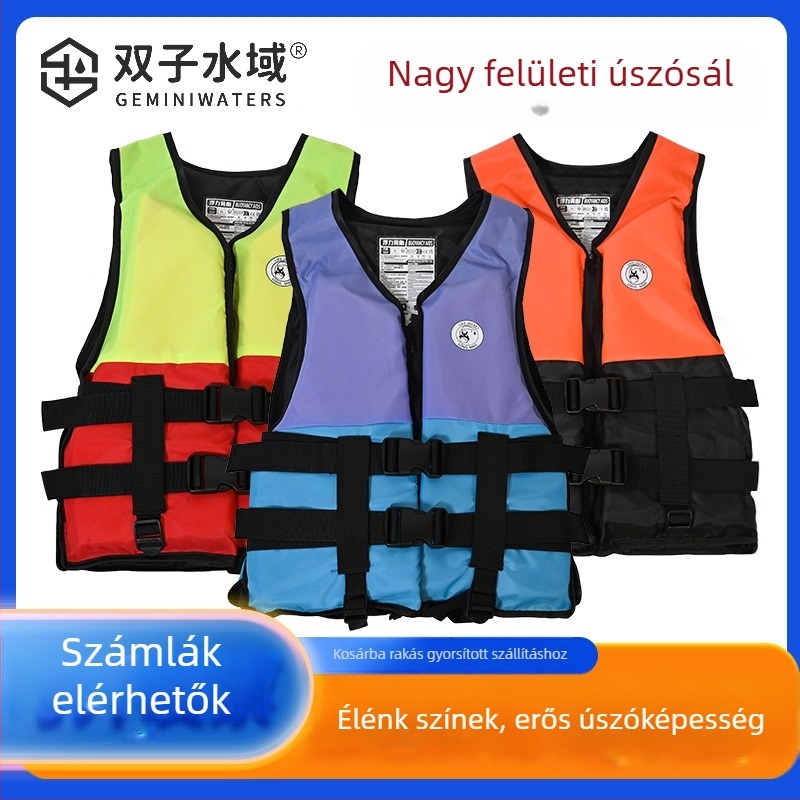 Twins waters mentőmellény – testreszabható, hivatalos magánmárka, hordozható, hajózásra, raftingre és horgászatra