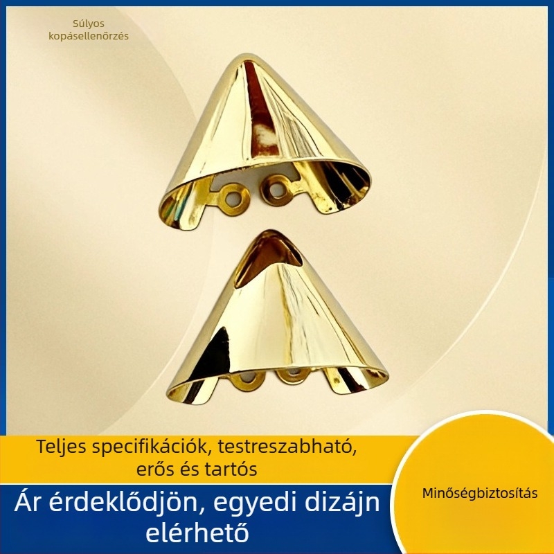 Magas sarkú cipő csúcsvédő, dekoratív fém sapkával, modell 2001#, anyag: Egyéb, elektroplakált bevonat, minden évszakra