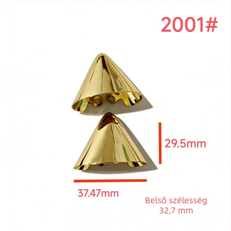 Magas sarkú cipő csúcsvédő, dekoratív fém sapkával, modell 2001#, anyag: Egyéb, elektroplakált bevonat, minden évszakra