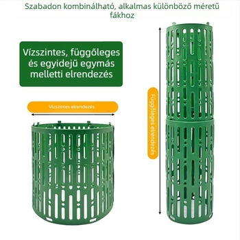 Növényvédő burkolat – Műanyag anyag – Törzs és csemeték védelmére