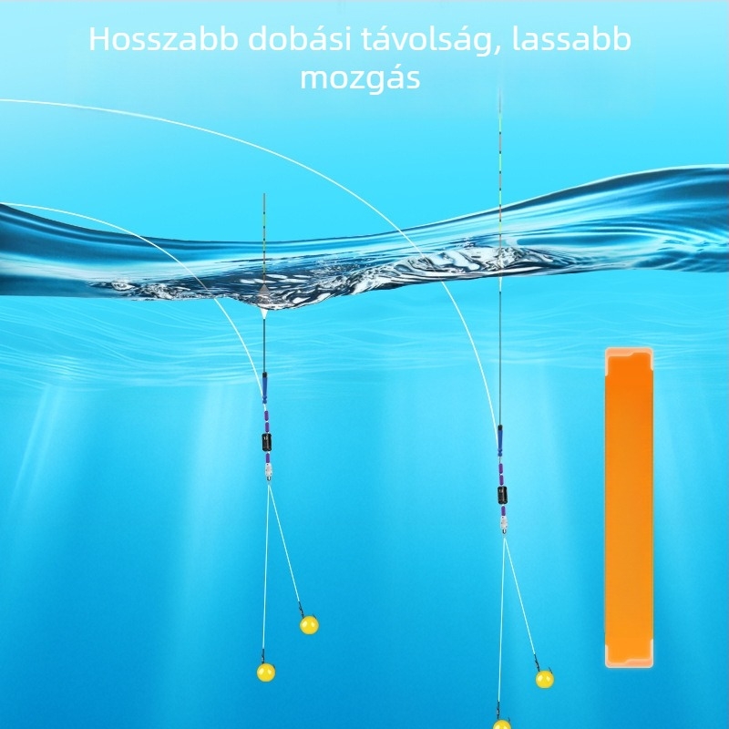 Good Fishing fekete kárászra szánt úszó, nagy érzékenységű, rövid úszó a felületi és fenekező horgászathoz