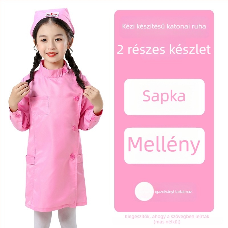 Koreai stílusú gyerekeknek készült előadásra szánt ruházat, uniszex, poliészter