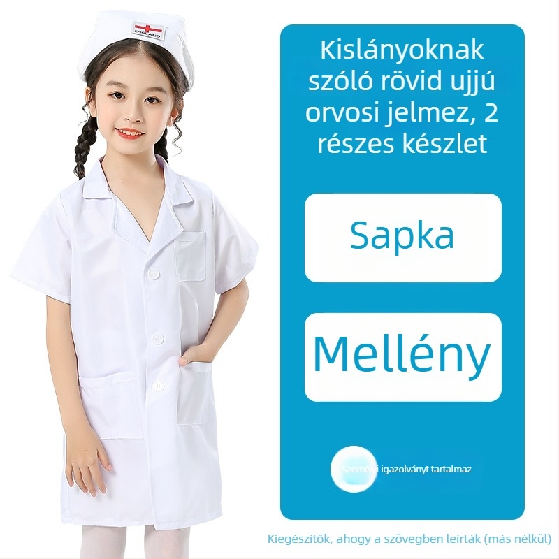 Koreai stílusú gyerekeknek készült előadásra szánt ruházat, uniszex, poliészter