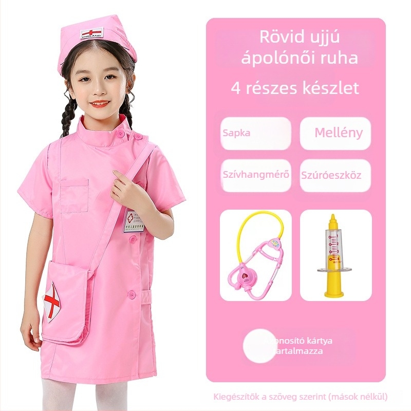 Koreai stílusú gyerekeknek készült előadásra szánt ruházat, uniszex, poliészter