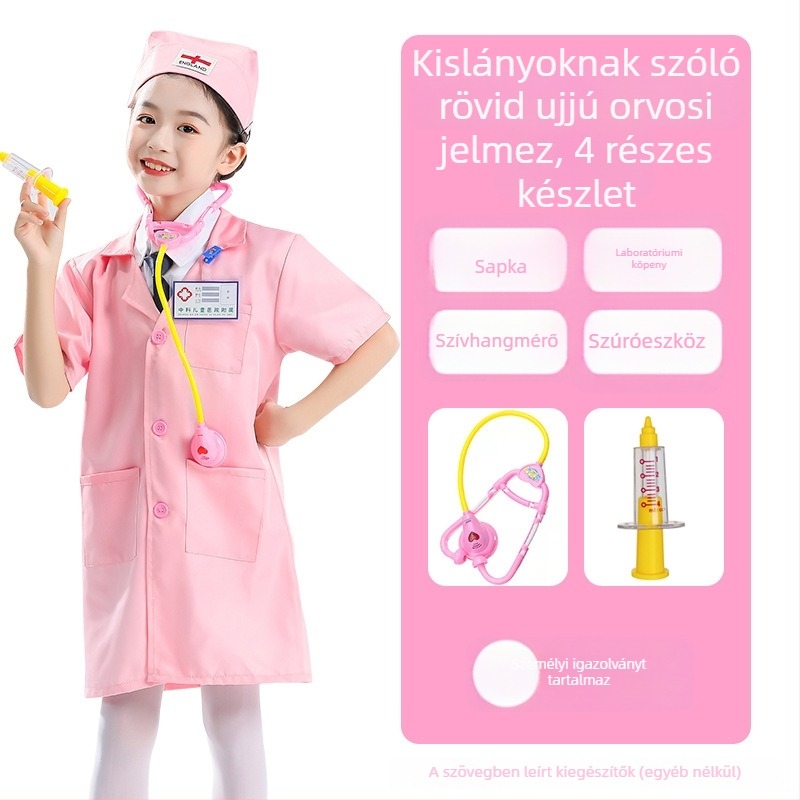 Koreai stílusú gyerekeknek készült előadásra szánt ruházat, uniszex, poliészter