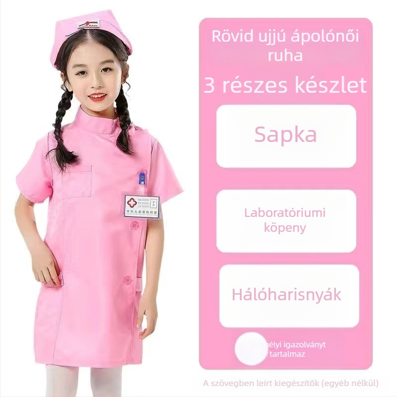 Koreai stílusú gyerekeknek készült előadásra szánt ruházat, uniszex, poliészter