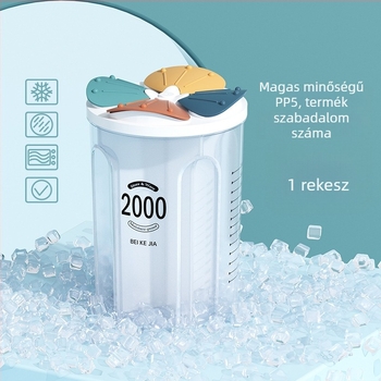 Műanyag zárt gabonatároló – rendhagyó forma, testreszabható (Anyag: Műanyag; Forma: Rendhagyó; Testreszabható: Igen)