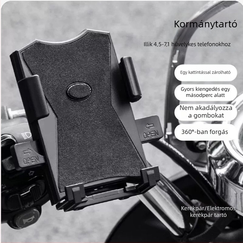 Fából készült autótelefon-tartó, univerzális, általános célú