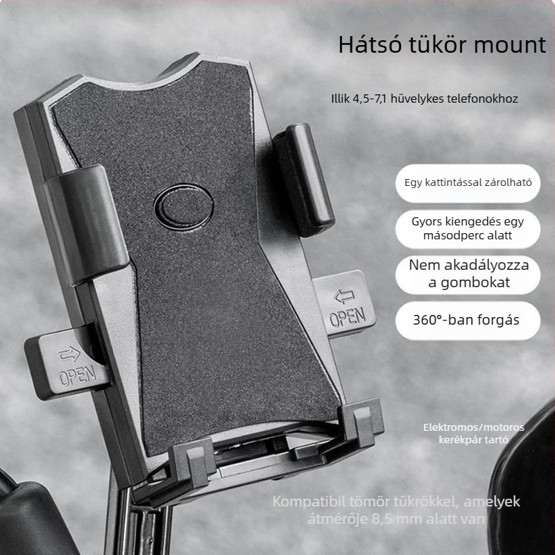 Fából készült autótelefon-tartó, univerzális, általános célú