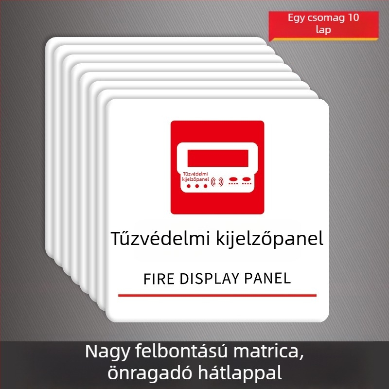 Beilong akril tűzvédelmi jelzés — kézi riasztó gomb, testreszabható, hang- és fényjelzés