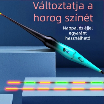 Vertical drift horgászúszó – Biao sheng, kompozit anyag, világító, színváltó és gravitációs indukcióval