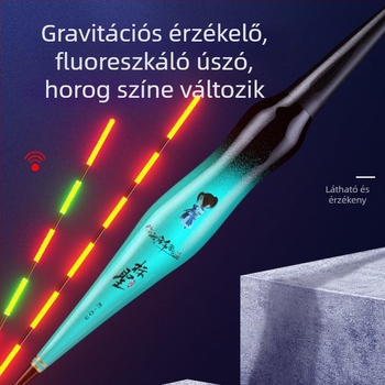Vertical drift horgászúszó – Biao sheng, kompozit anyag, világító, színváltó és gravitációs indukcióval