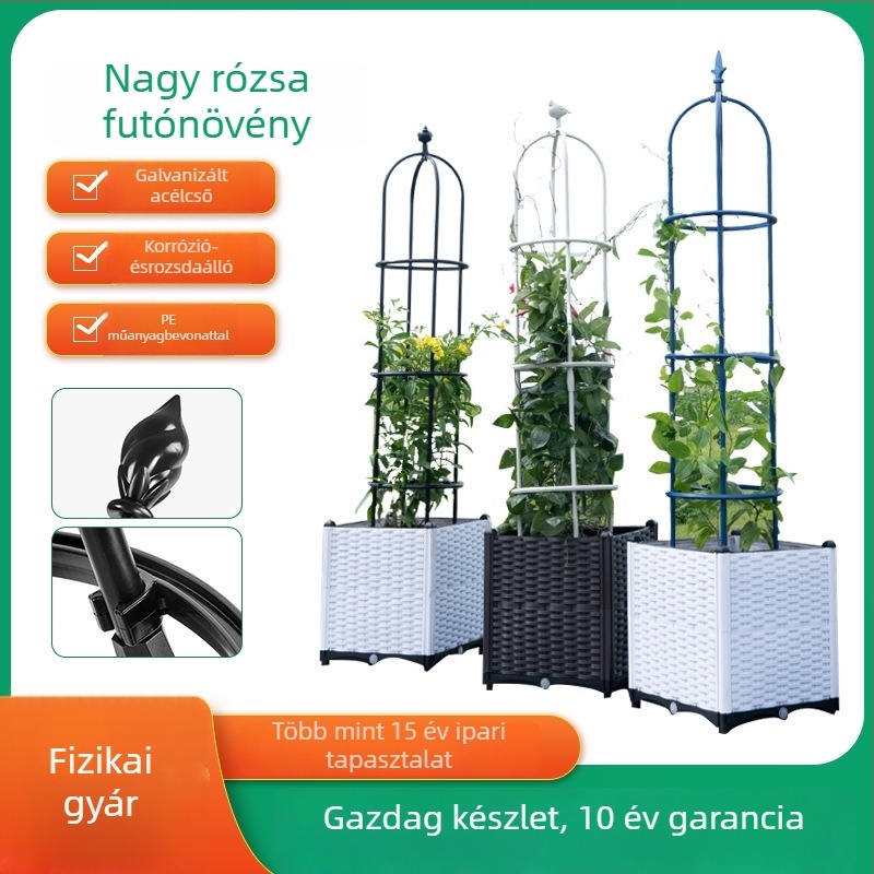 Brice Nagy rózsállvány kapaszkodó növényekhez, anyag: Q195 PE bevonattal