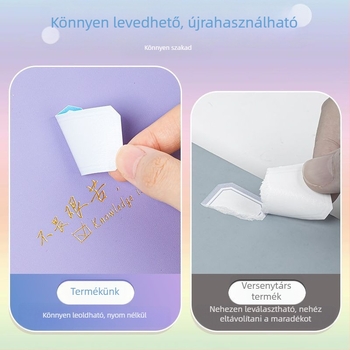 Kézzel írt stílusú önragasztó címkék, Kraftpapír, négyzet alakú, irodai osztályozáshoz
