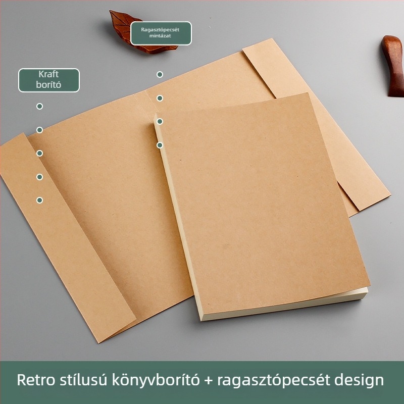 Shangli jegyzetfüzet Dowling paperiga, 100 g, drót nélküli kötés, 80 oldal, nosztalgikus és retró stílus
