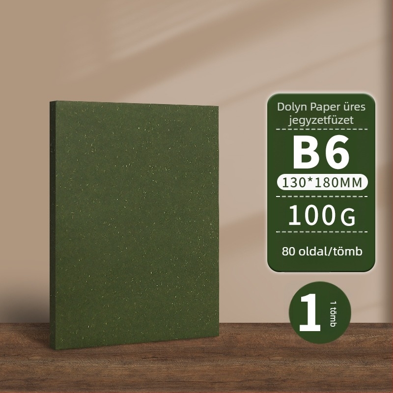 Shangli jegyzetfüzet Dowling paperiga, 100 g, drót nélküli kötés, 80 oldal, nosztalgikus és retró stílus