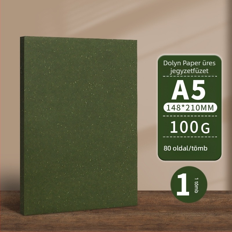 Shangli jegyzetfüzet Dowling paperiga, 100 g, drót nélküli kötés, 80 oldal, nosztalgikus és retró stílus
