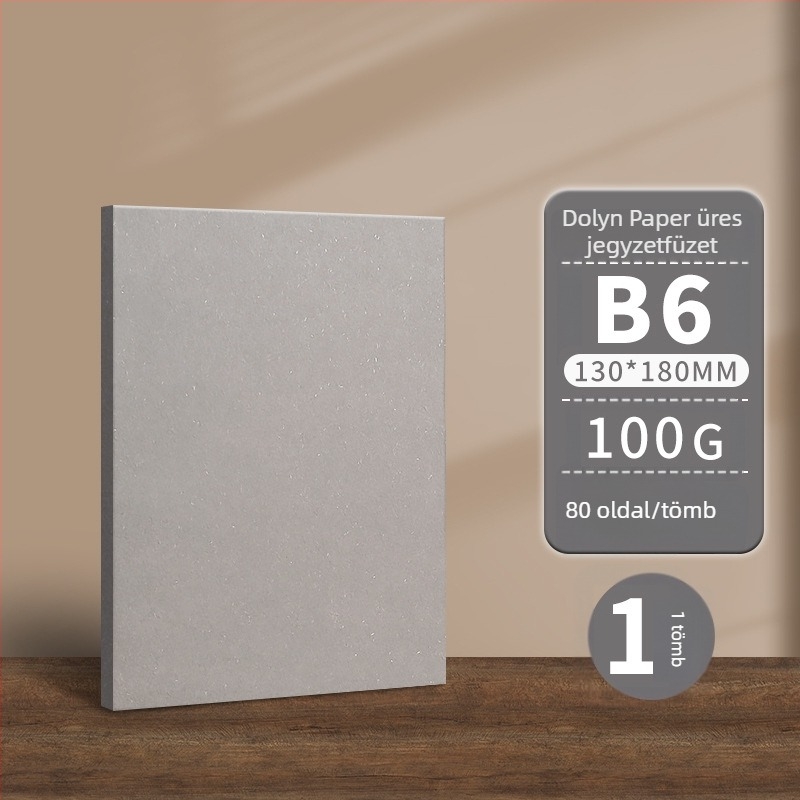 Shangli jegyzetfüzet Dowling paperiga, 100 g, drót nélküli kötés, 80 oldal, nosztalgikus és retró stílus