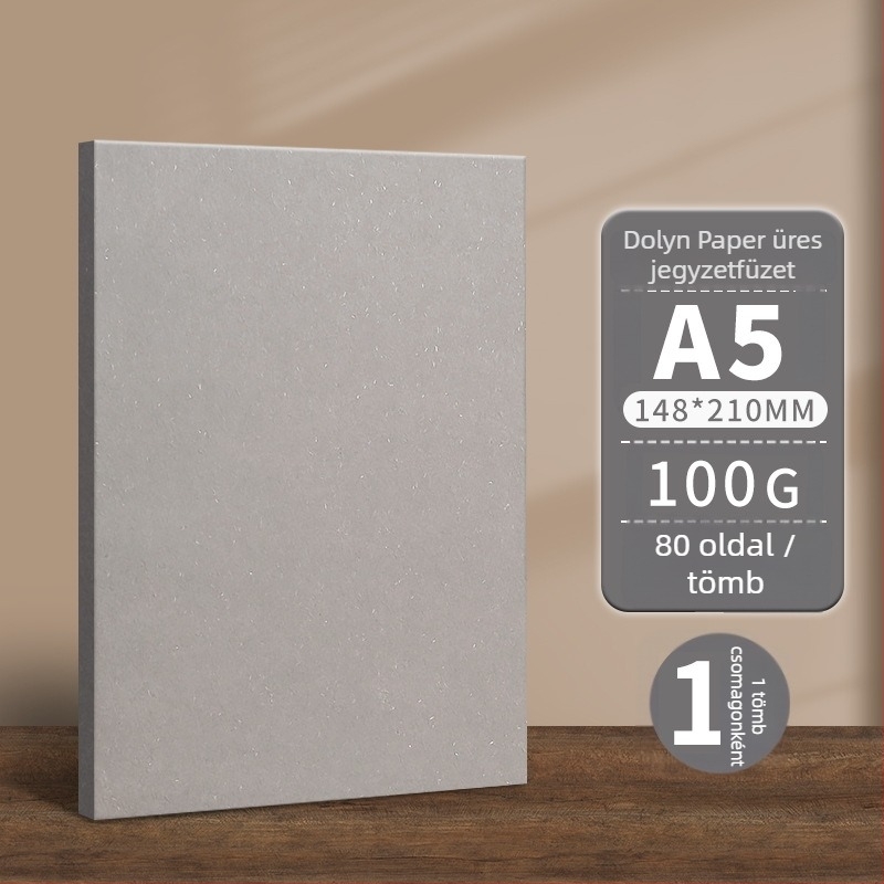 Shangli jegyzetfüzet Dowling paperiga, 100 g, drót nélküli kötés, 80 oldal, nosztalgikus és retró stílus