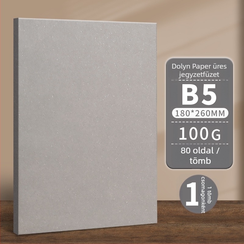 Shangli jegyzetfüzet Dowling paperiga, 100 g, drót nélküli kötés, 80 oldal, nosztalgikus és retró stílus
