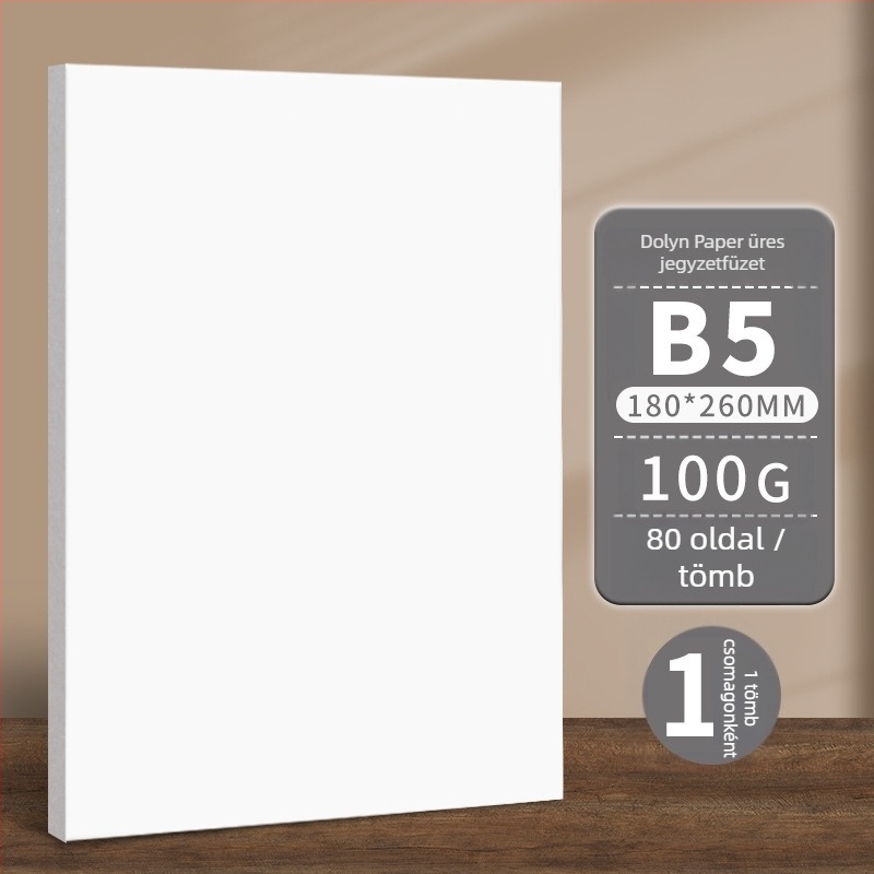Shangli jegyzetfüzet Dowling paperiga, 100 g, drót nélküli kötés, 80 oldal, nosztalgikus és retró stílus