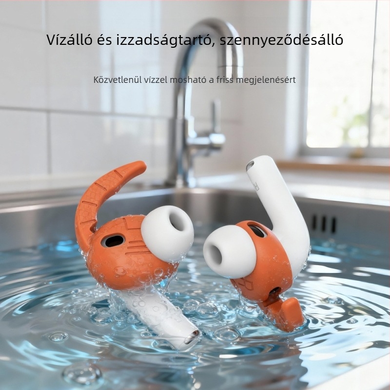 AirPods Pro3 (2025) szilikon puha héj tok, Yichengtong, injekciós öntés, Kompatibilis az Apple AirPods Pro3-mal