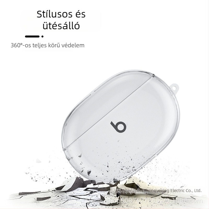 Beats Studio Buds+ védőtok — TPU, injekciós formázású, testreszabható, kompatibil Apple Bluetooth fejhallgató tok