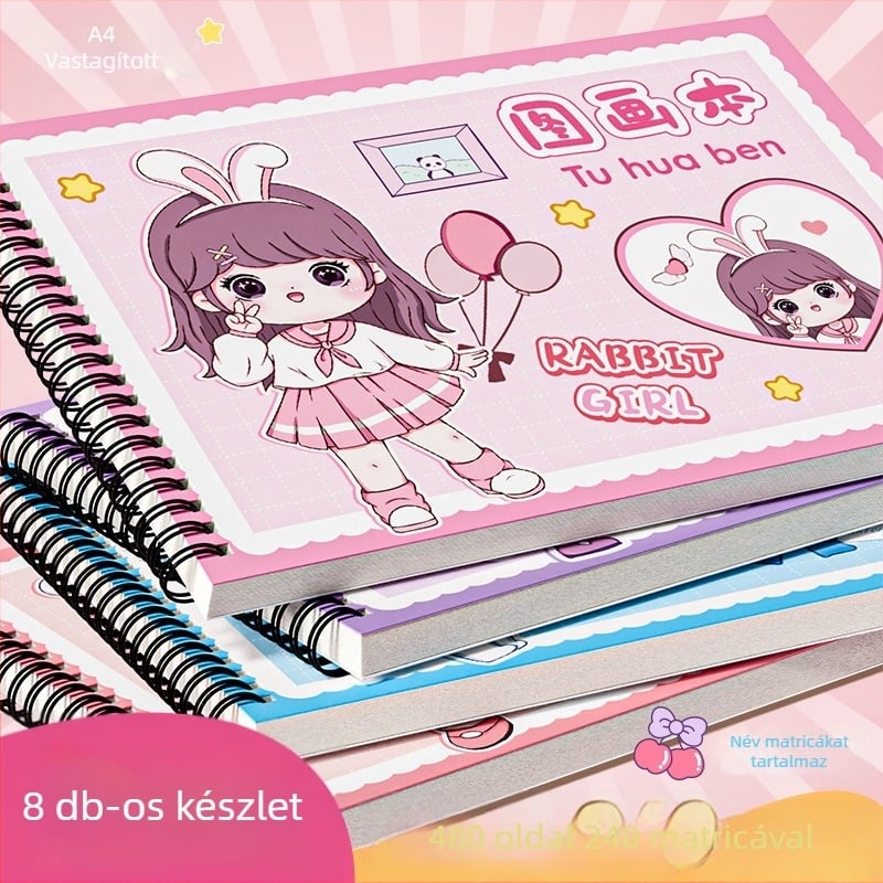 Spirál kötésű rajzfüzet vastagított papírral, átütésmentes tinta, 30 oldal