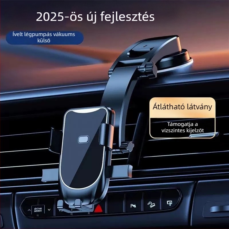 Autótelefon-tartó szívófejjel a légkivezetéshez – ABS, Modell 001, Kód A-t5