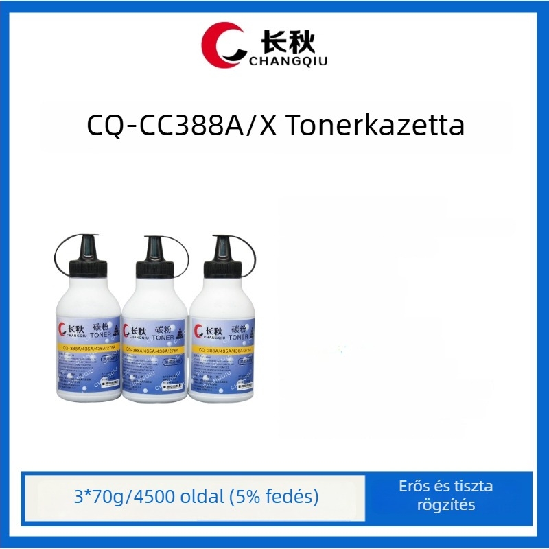 Long Autumn CC388XX tonerkazetta HP LaserJet M126a/M126nw, M1136, P1108 – 3000 oldal, nagy kapacitás, újratölthető, kompatibil CC388A/CC388X