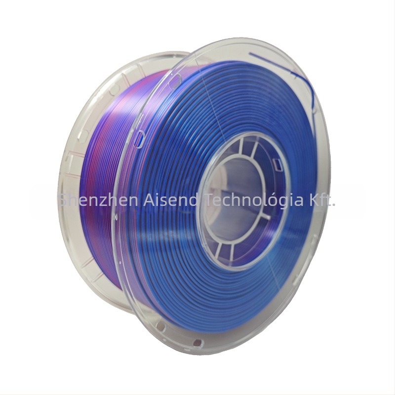 3D nyomtató filament PLA selyem felülettel, kör keresztmetszet, 330 m hossz, sűrűség 1,25 g/cm³