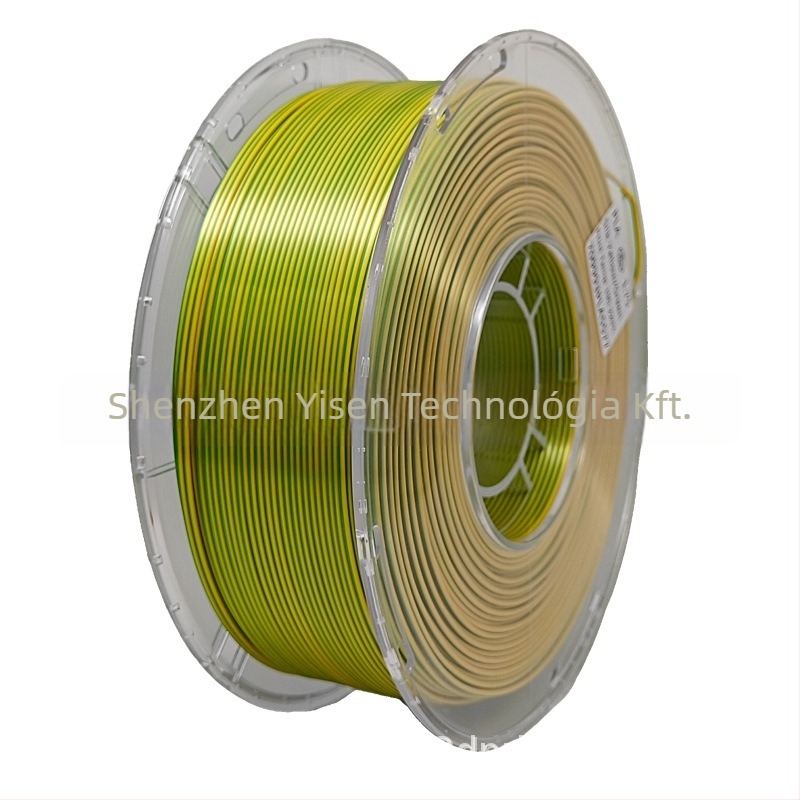3D nyomtató filament PLA selyem felülettel, kör keresztmetszet, 330 m hossz, sűrűség 1,25 g/cm³