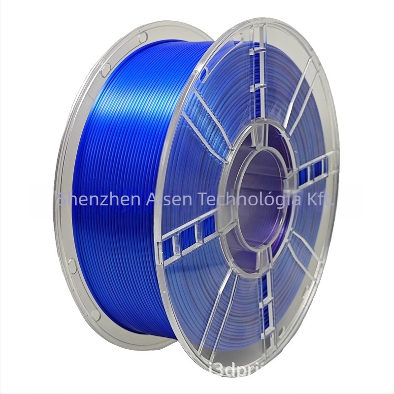 3D nyomtató filament PLA selyem felülettel, kör keresztmetszet, 330 m hossz, sűrűség 1,25 g/cm³
