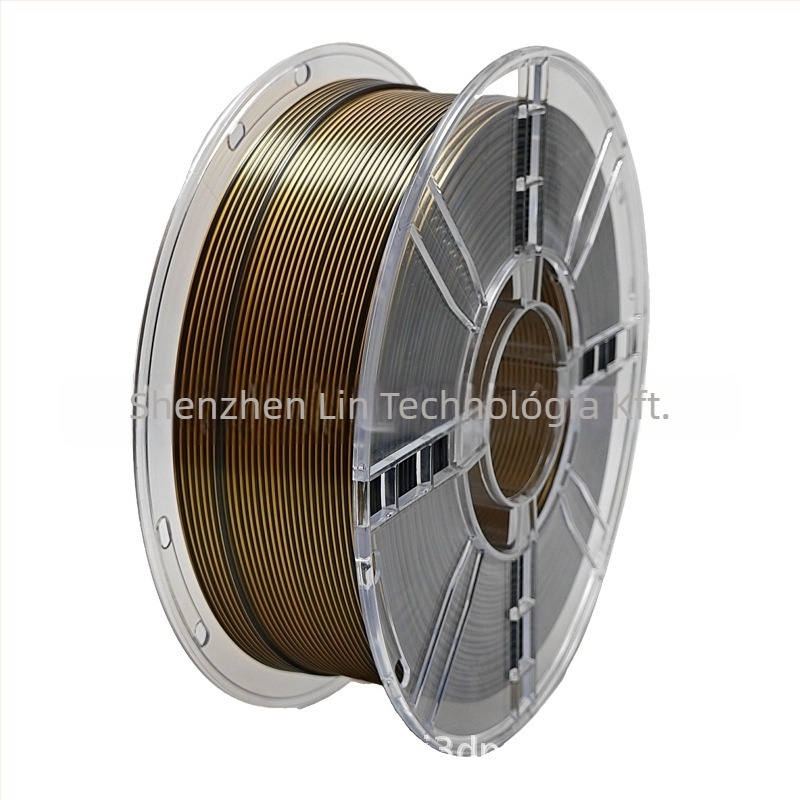 3D nyomtató filament PLA selyem felülettel, kör keresztmetszet, 330 m hossz, sűrűség 1,25 g/cm³