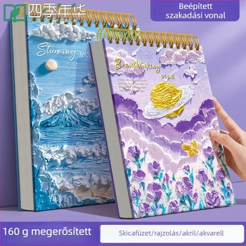 Olajfestés skiccfüzet Four Seasons, modell Sjnh-oil painting sketchbook, sorozat Oil painting sketchbook, 80 oldal, papír 80 g/m²