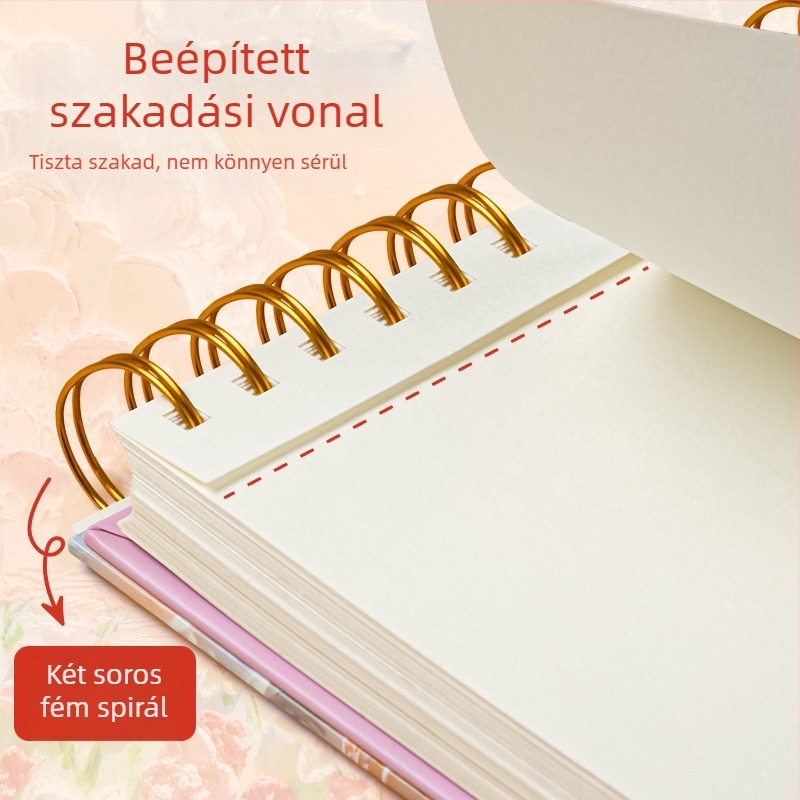 Olajfestés skiccfüzet Four Seasons, modell Sjnh-oil painting sketchbook, sorozat Oil painting sketchbook, 80 oldal, papír 80 g/m²