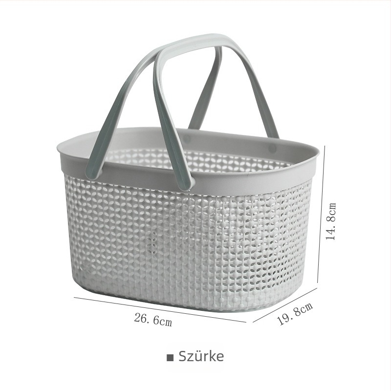 Konyhai tároló polc — többfunkciós, műanyag, padlóra álló polc, modern minimalist dizájn