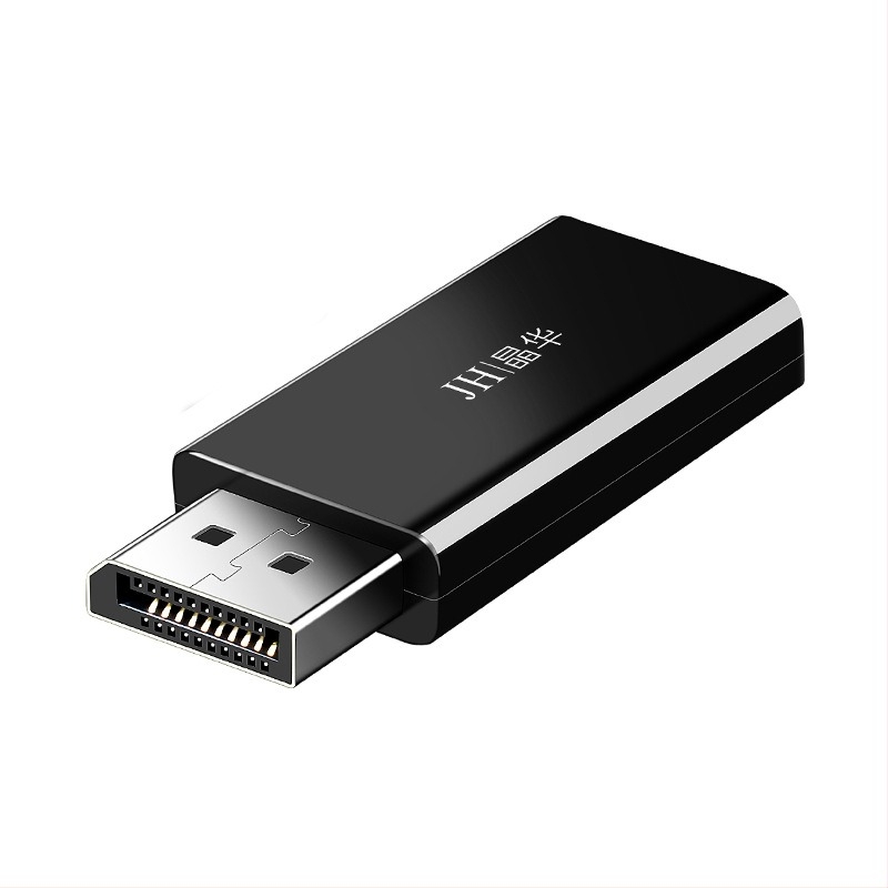 Jinghua DP–HDTV adapter, 4K/1080p támogatás, aranyozott csatlakozók, 0,1 m kábel