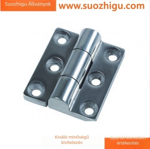Rozsdamentes acél ajtózsanér, modell JL172, anyag: rozsdamentes acél, felület: tükrös felület, stílus: modern és egyszerű