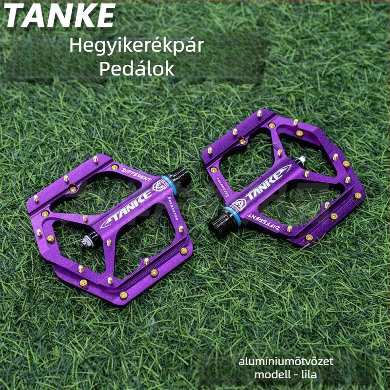 TANKE kerékpár pedál, Nylon/alumínium ötvözet, CNC megmunkálás, DU csapágy, tengely
