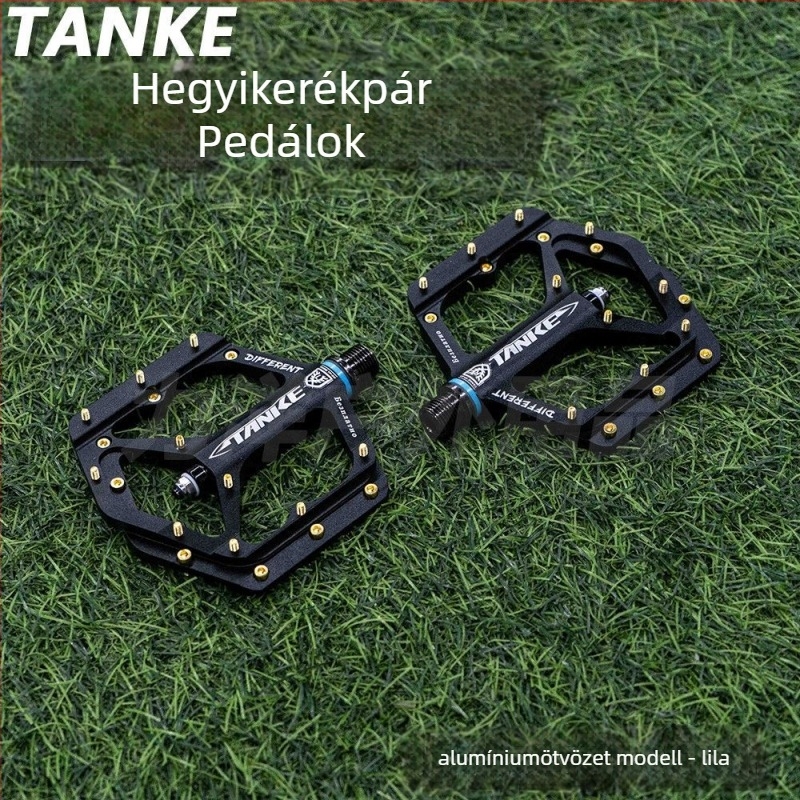 TANKE kerékpár pedál, Nylon/alumínium ötvözet, CNC megmunkálás, DU csapágy, tengely