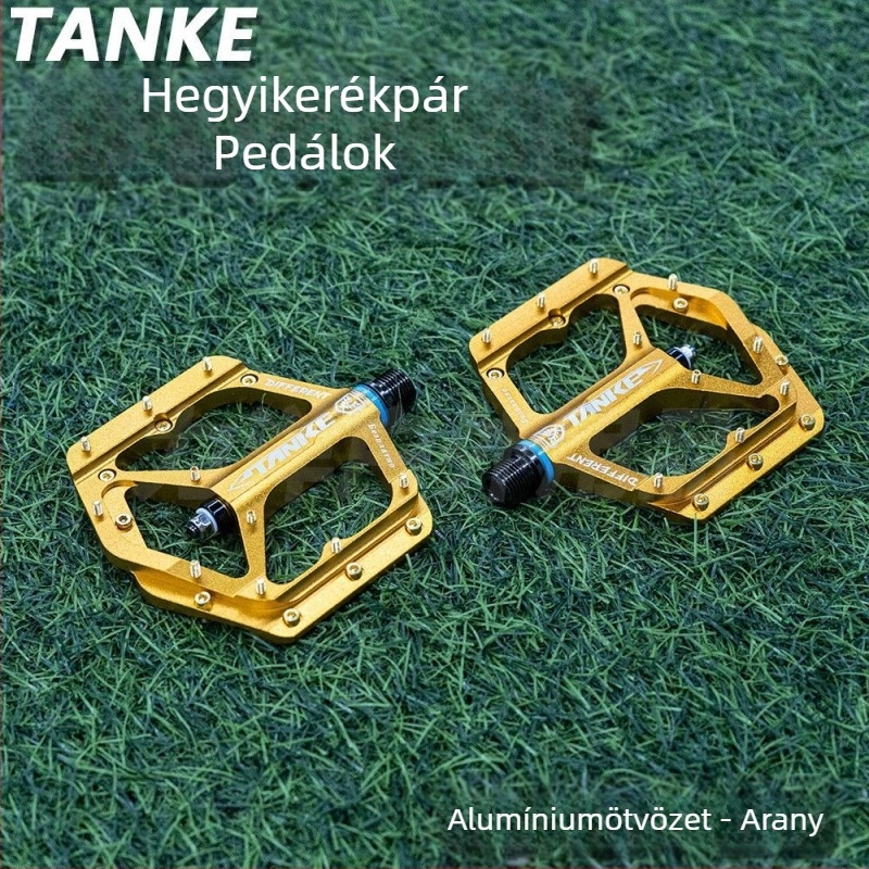 TANKE kerékpár pedál, Nylon/alumínium ötvözet, CNC megmunkálás, DU csapágy, tengely