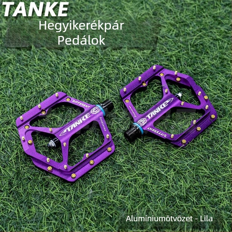 TANKE kerékpár pedál, Nylon/alumínium ötvözet, CNC megmunkálás, DU csapágy, tengely