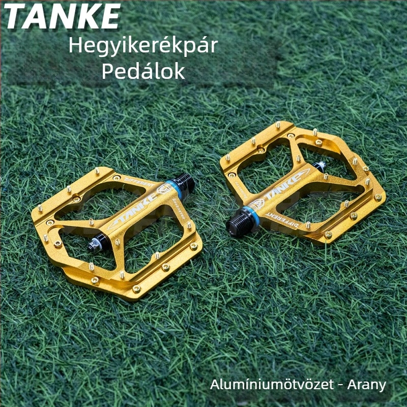 TANKE kerékpár pedál, Nylon/alumínium ötvözet, CNC megmunkálás, DU csapágy, tengely